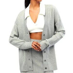 WeWoreWhat Light Gray Oversized Cardigan size XS/S